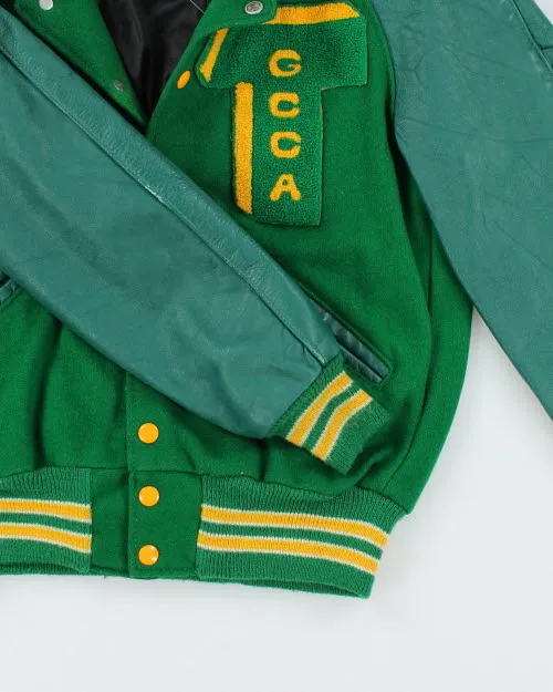 Vintage 70's Women's Embroidered Varsity Jacket - S sold by Rokit product image thumbnail 4