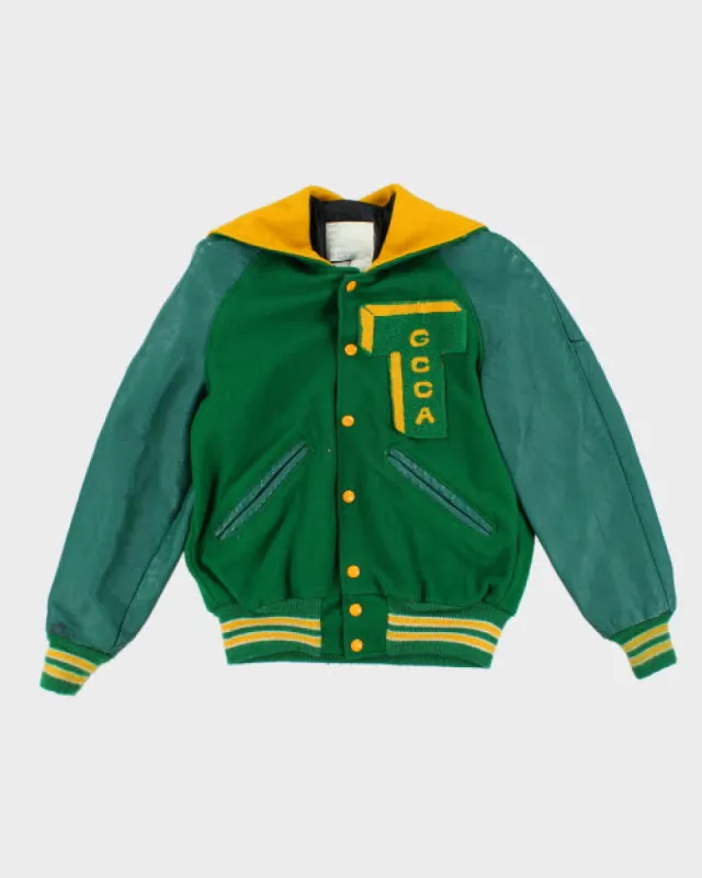 Vintage 70's Women's Embroidered Varsity Jacket - S sold by Rokit