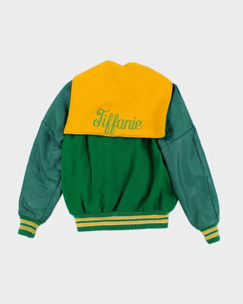 Vintage 70's Women's Embroidered Varsity Jacket - S sold by Rokit product image thumbnail 2