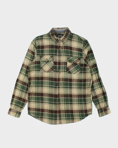 Vintage 90's Burton Snowboarding Flannel Shirt - M sold by Rokit