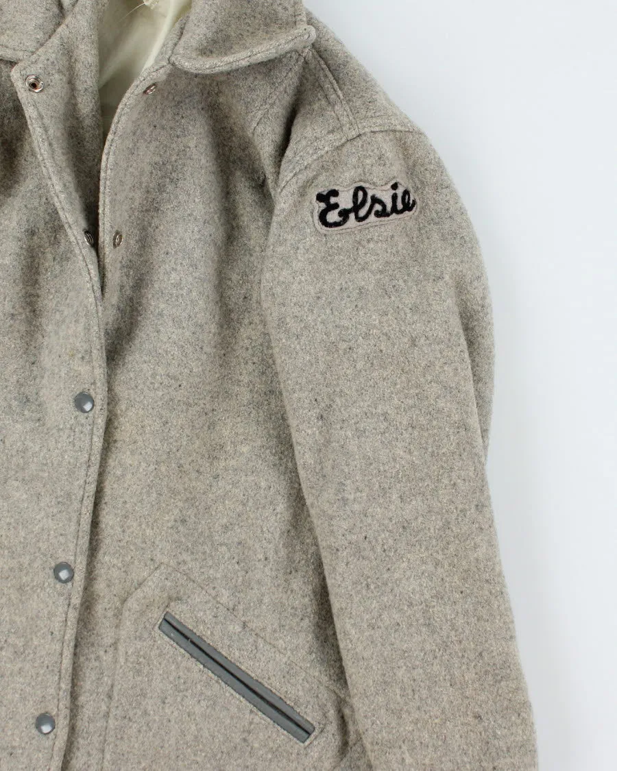 Vintage 80's Heavyweight Embroidered Bowling Varsity Jacket - M sold by Rokit product image thumbnail 4