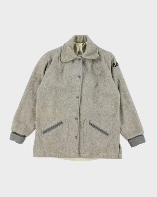 Vintage 80's Heavyweight Embroidered Bowling Varsity Jacket - M sold by Rokit