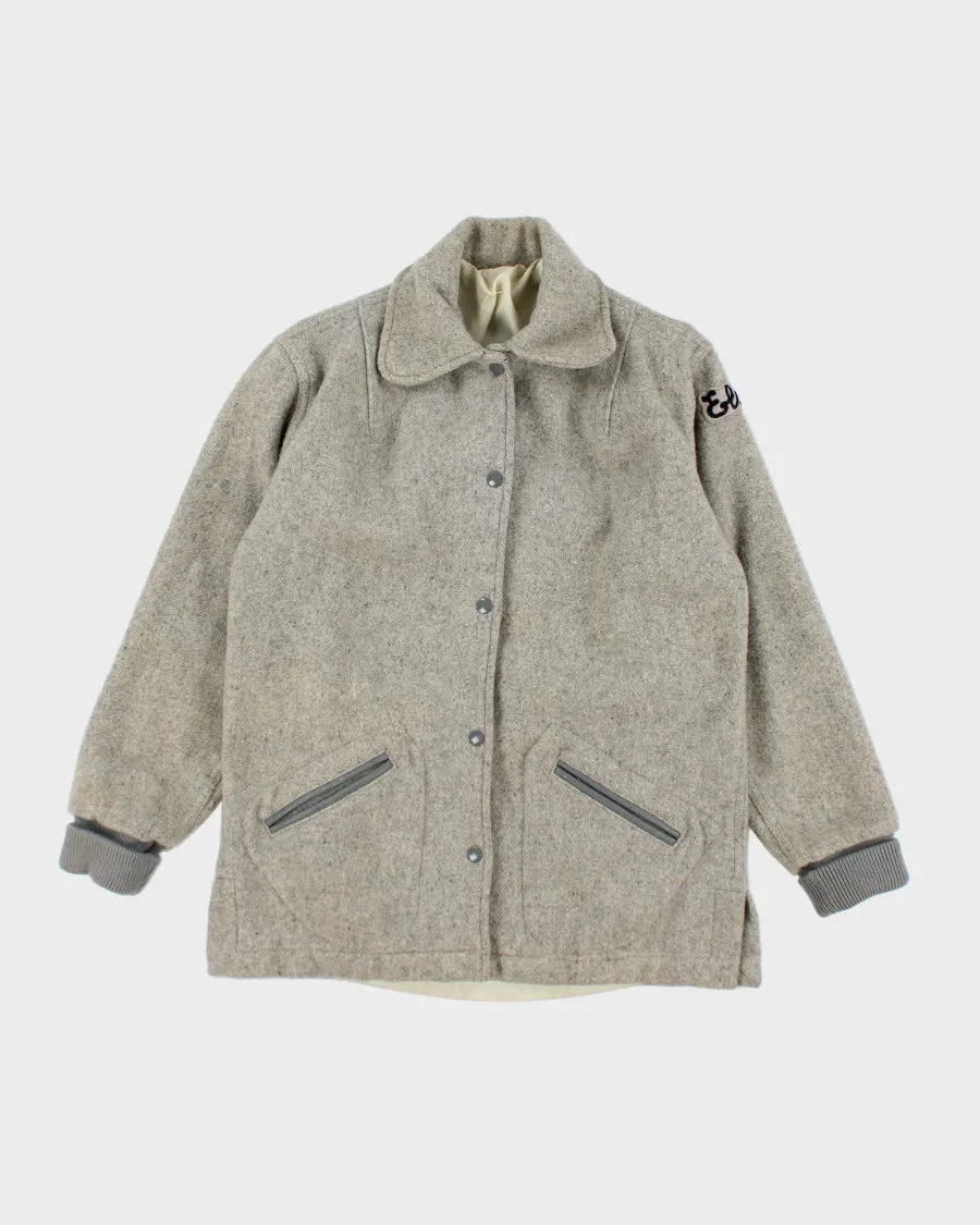 Vintage 80's Heavyweight Embroidered Bowling Varsity Jacket - M sold by Rokit