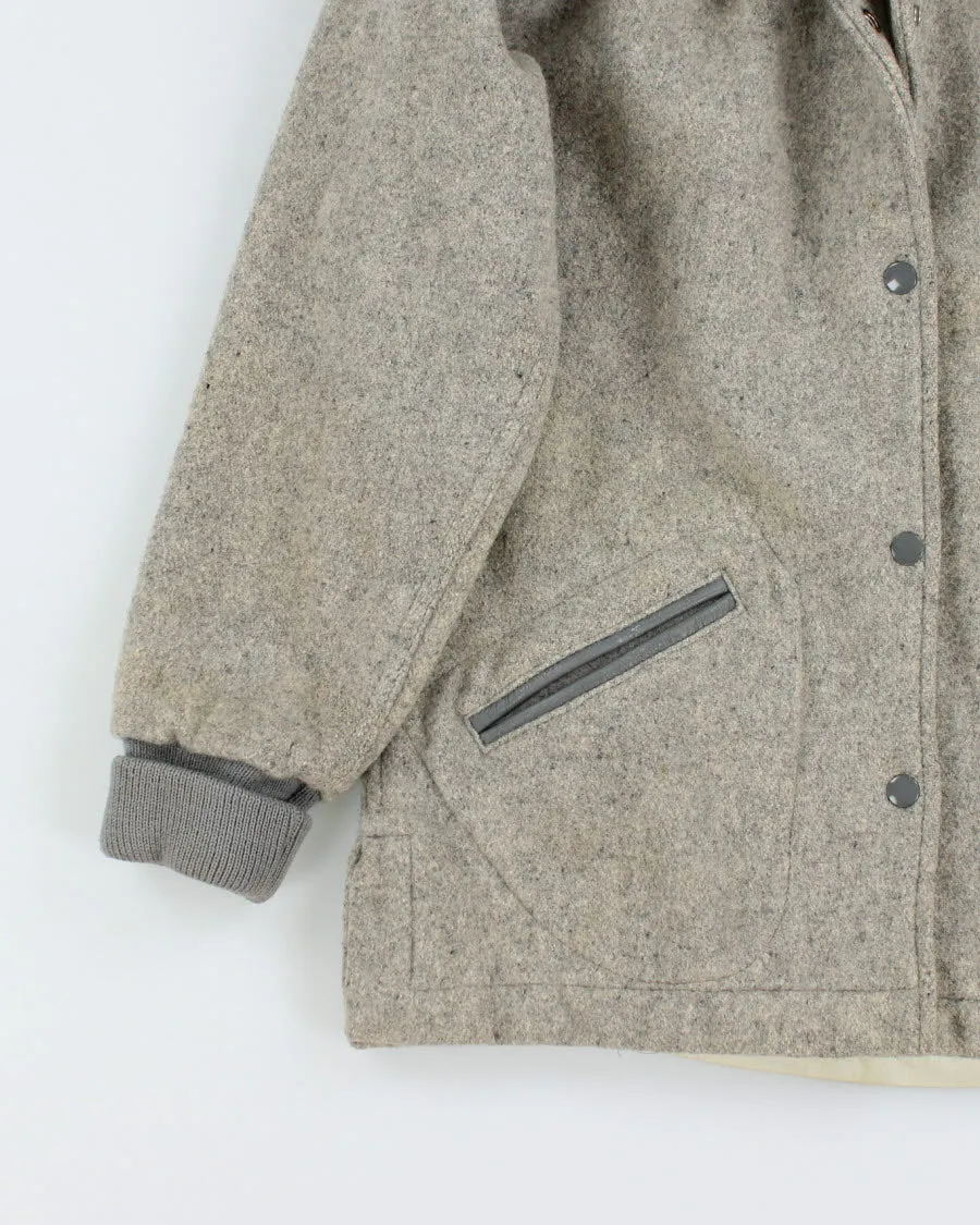 Vintage 80's Heavyweight Embroidered Bowling Varsity Jacket - M sold by Rokit product image thumbnail 5