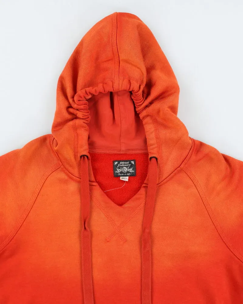 Vintage Y2K Diesel V-Neck Over Dyed Hoodie - M sold by Rokit product image thumbnail 3