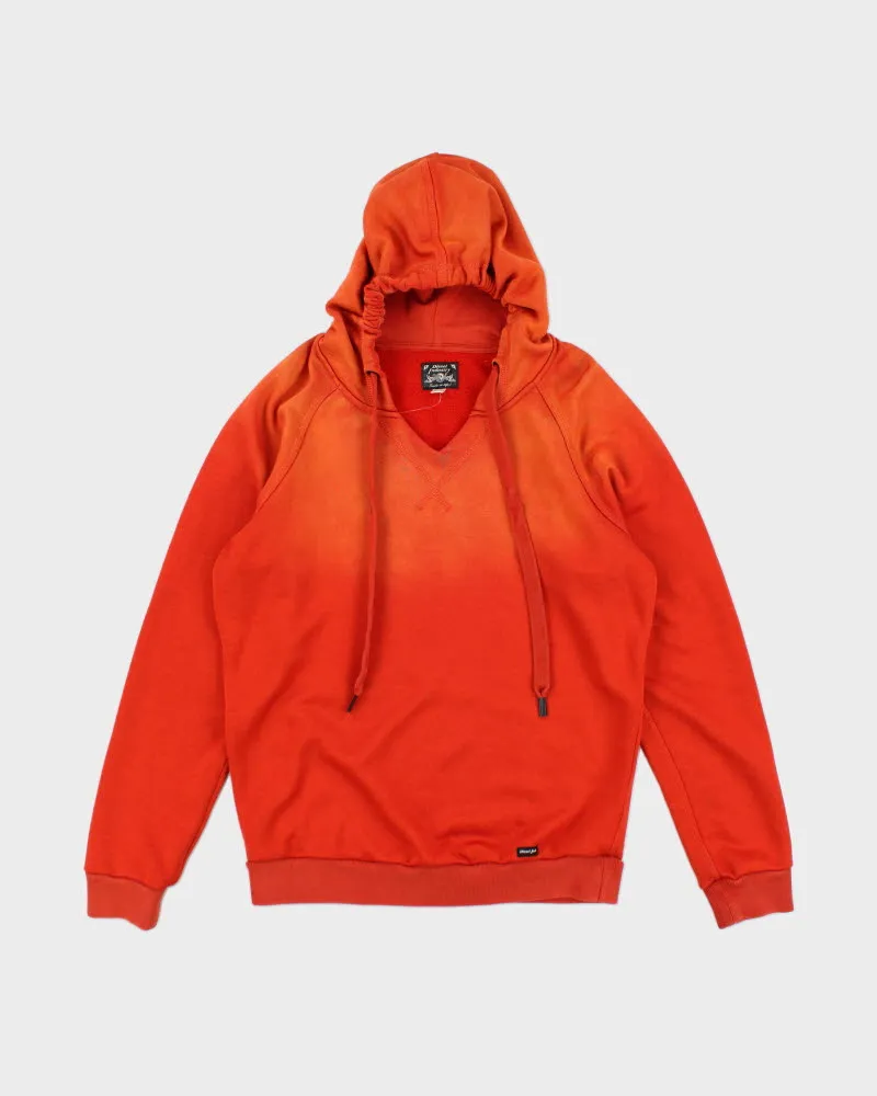 Vintage Y2K Diesel V-Neck Over Dyed Hoodie - M sold by Rokit