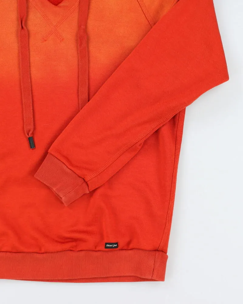 Vintage Y2K Diesel V-Neck Over Dyed Hoodie - M sold by Rokit product image thumbnail 4