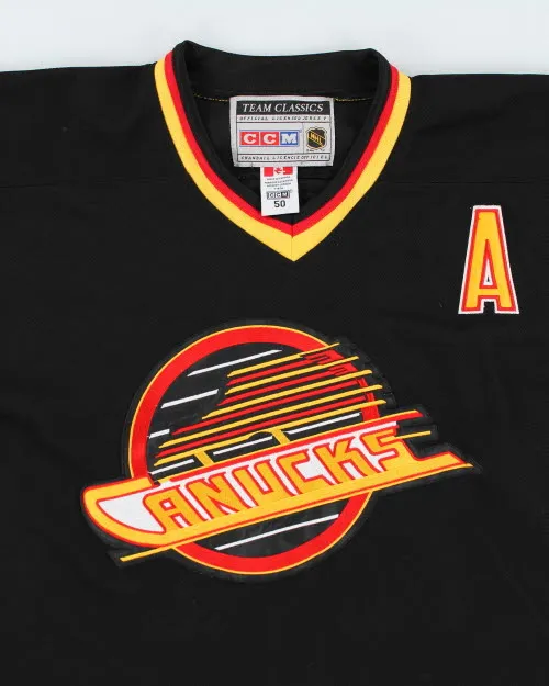 Vintage 90's CCM Vancouver Canucks NHL Hockey Jersey - M sold by Rokit product image thumbnail 3