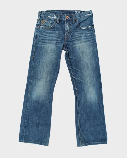 Vintage Y2K Silver Gothic Styles Bootcut Jeans - W30 L28 sold by Rokit