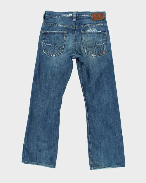 Vintage Y2K Silver Gothic Styles Bootcut Jeans - W30 L28 sold by Rokit product image thumbnail 2