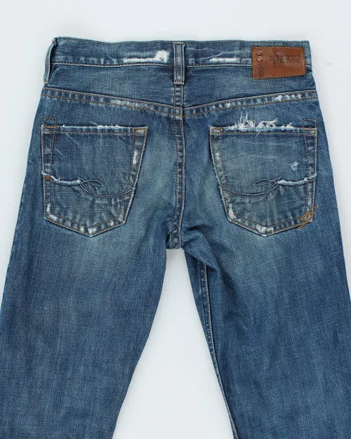 Vintage Y2K Silver Gothic Styles Bootcut Jeans - W30 L28 sold by Rokit product image thumbnail 4