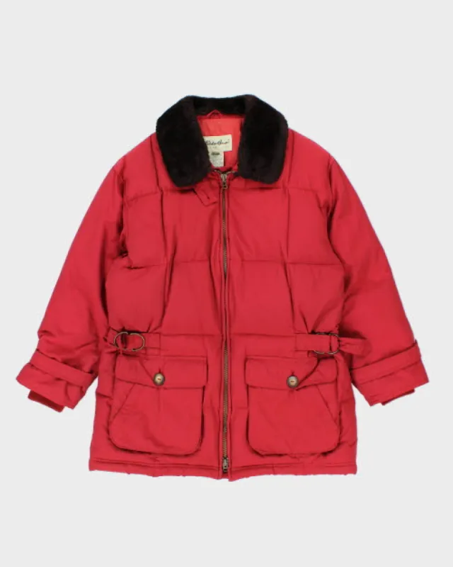 Vintage 90's Eddie Bauer Quilted Multi Pocket Jacket - M sold by Rokit