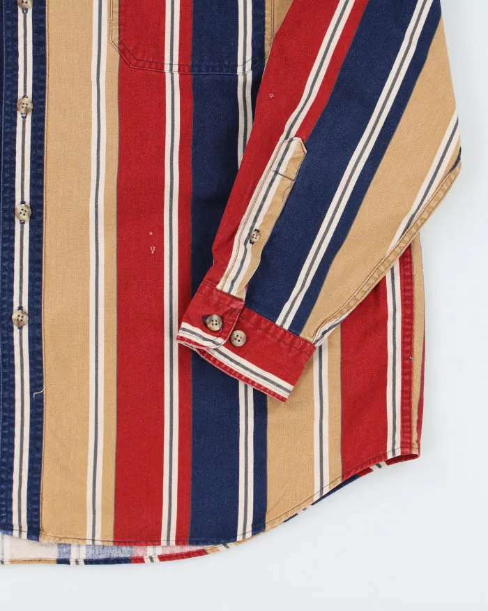 Vintage 90's Eddie Bauer Striped Button Up Shirt - XL sold by Rokit product image thumbnail 4