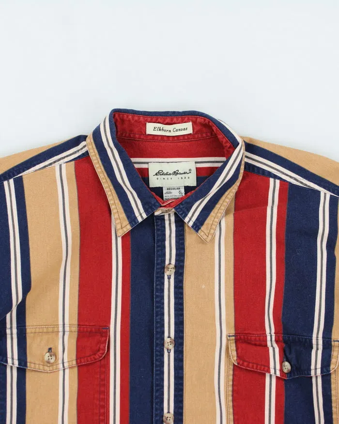 Vintage 90's Eddie Bauer Striped Button Up Shirt - XL sold by Rokit product image thumbnail 3