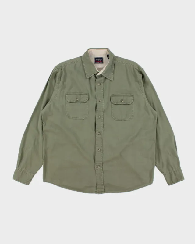 Vintage 90's Wrangler Heavyweight Button Up Shirt - L sold by Rokit