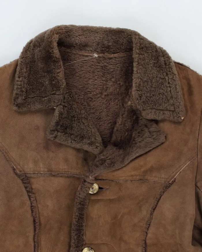 Vintage House Of Peerless Suede Fur Lined Coat - L sold by Rokit product image thumbnail 3