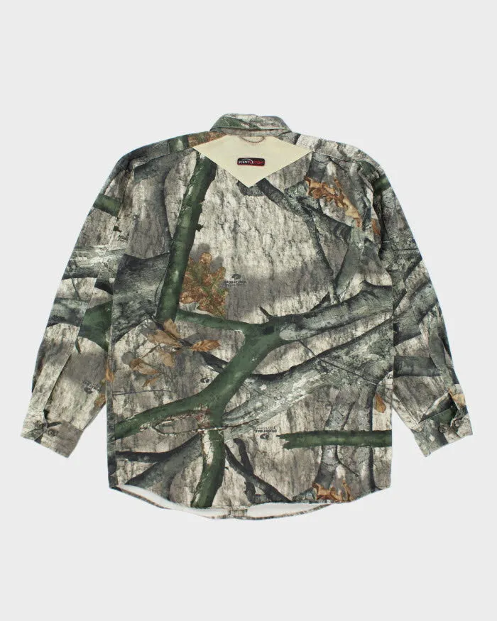 Vintage Russell Athletic Mossy Oak Camouflage Button Up Shirt - M sold by Rokit product image thumbnail 2