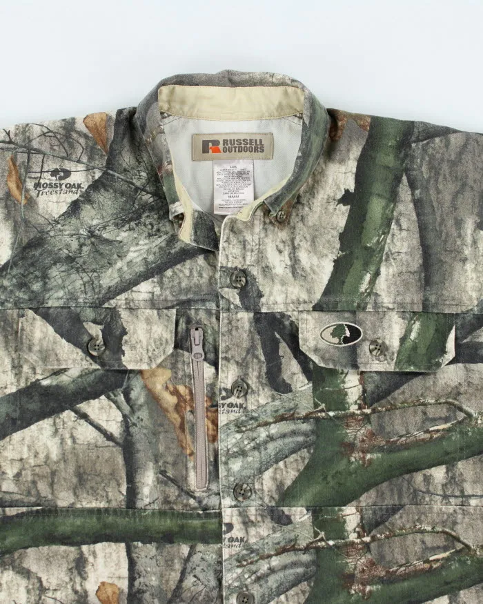 Vintage Russell Athletic Mossy Oak Camouflage Button Up Shirt - M sold by Rokit product image thumbnail 3