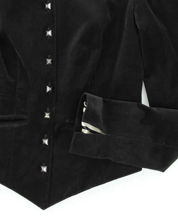 Y2k 00s Betsey Johnson Velour Jacket - XS sold by Rokit product image thumbnail 4