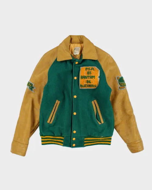 Vintage 80's Women's Embroidered Cheerleader Varsity Jacket - M sold by Rokit