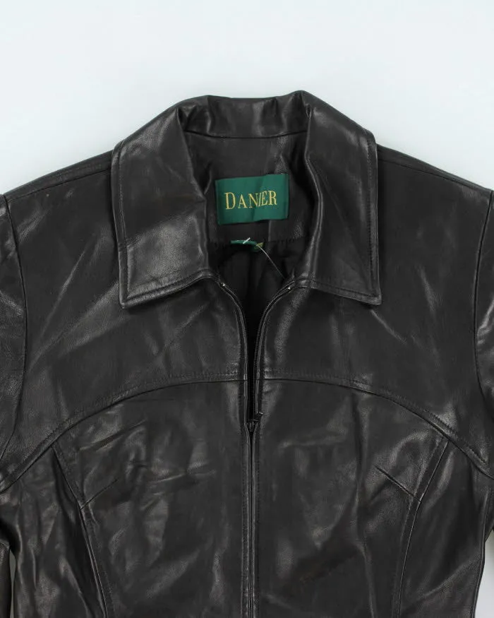 Danier Black Leather Jacket - M sold by Rokit product image thumbnail 3