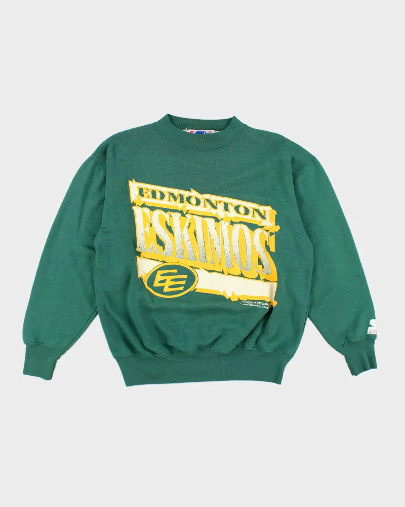 Vintage 90's Starter Edmonton Eskimos Sweatshirt - M sold by Rokit
