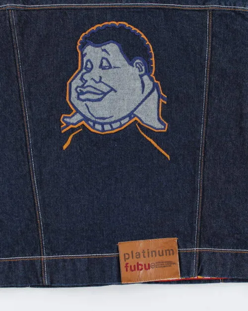 Vintage 90's Platinum FUBU Fat Albert Denim Jacket - L sold by Rokit product image thumbnail 5