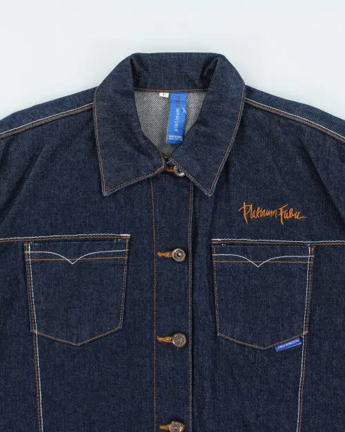 Vintage 90's Platinum FUBU Fat Albert Denim Jacket - L sold by Rokit product image thumbnail 3