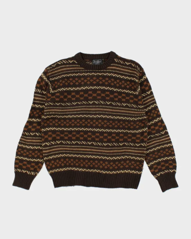 Vintage Joseph Laurin Brown Knit Jumper - L sold by Rokit