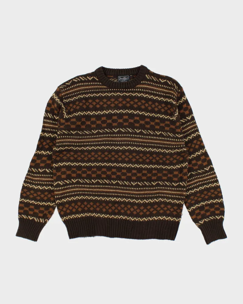 Vintage Joseph Laurin Brown Knit Jumper - L sold by Rokit