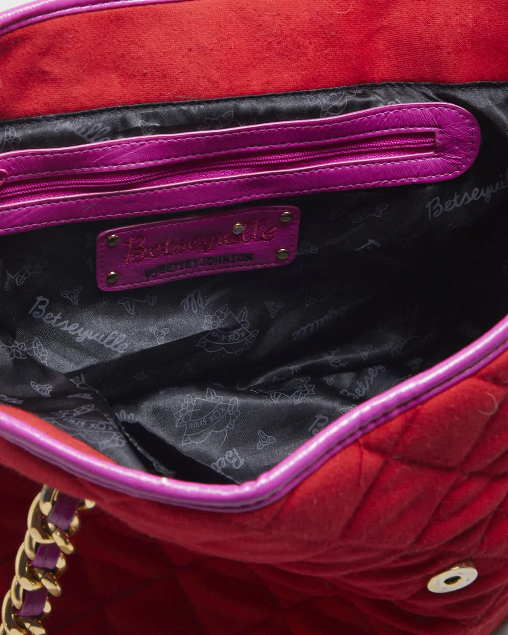 Betsey Johnson Quilted Handbag sold by Rokit product image thumbnail 4