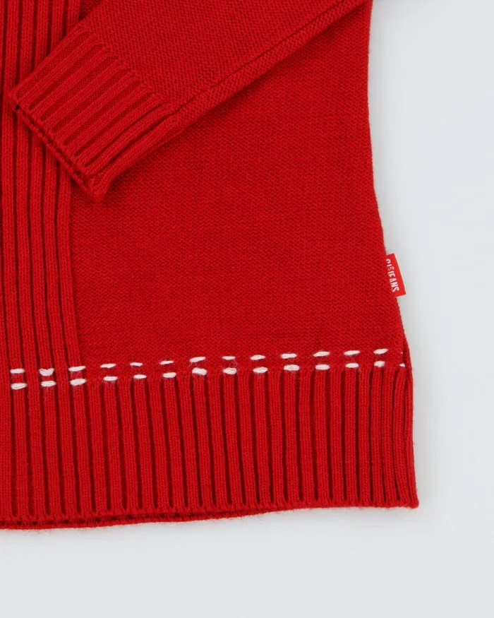 GJ Jeans Red Knit Jumper - S sold by Rokit product image thumbnail 4