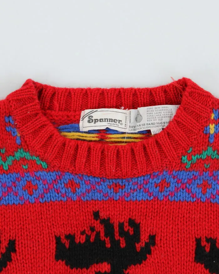 Vintage Spanner Wool Jumper - XL sold by Rokit product image thumbnail 5
