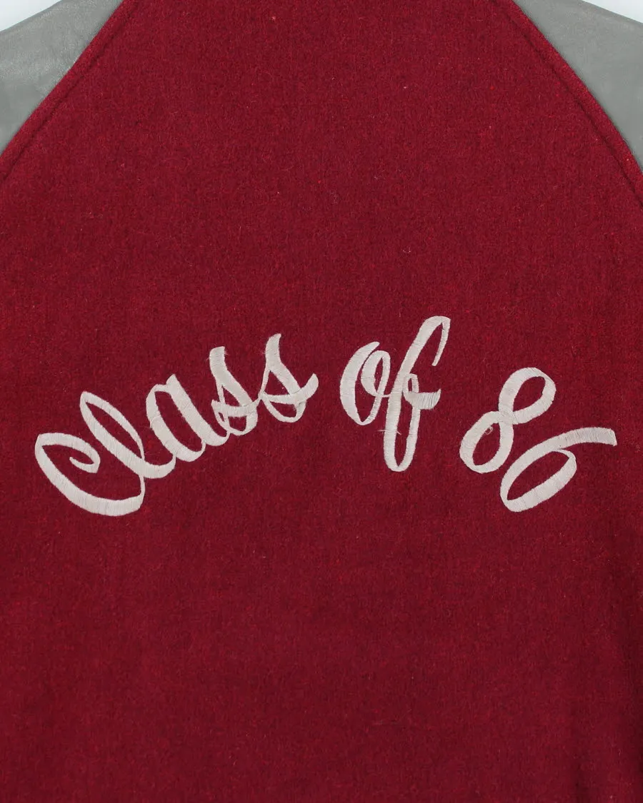 Vintage 80's Heavyweight Somerset Collegiate Embroidered Varsity Jacket - S sold by Rokit product image thumbnail 5