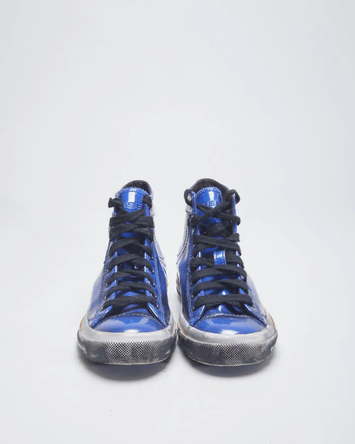Diesel Patent Blue Trainers - UK2.5 sold by Rokit product image thumbnail 3