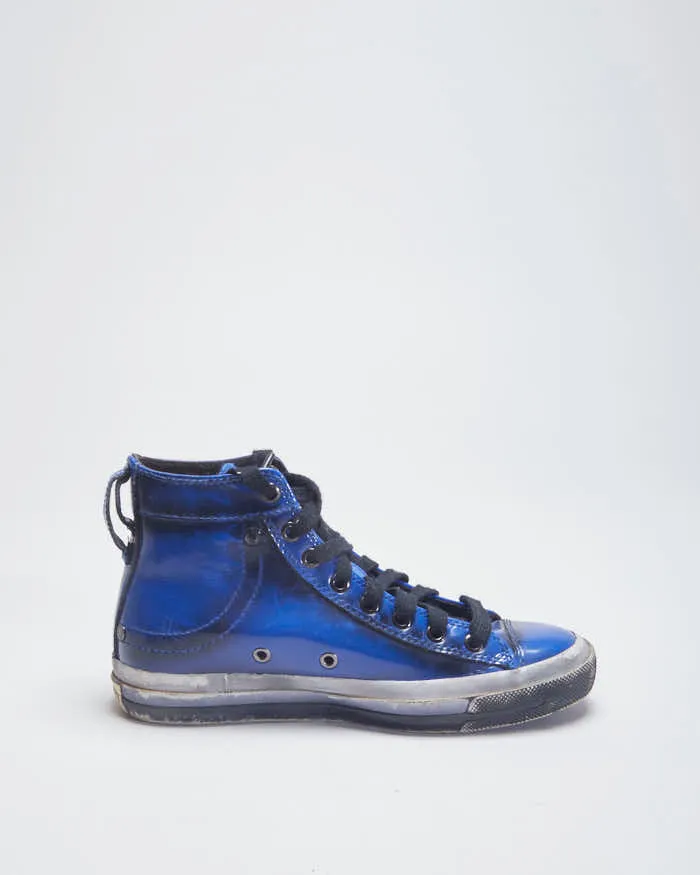 Diesel Patent Blue Trainers - UK2.5 sold by Rokit product image thumbnail 2
