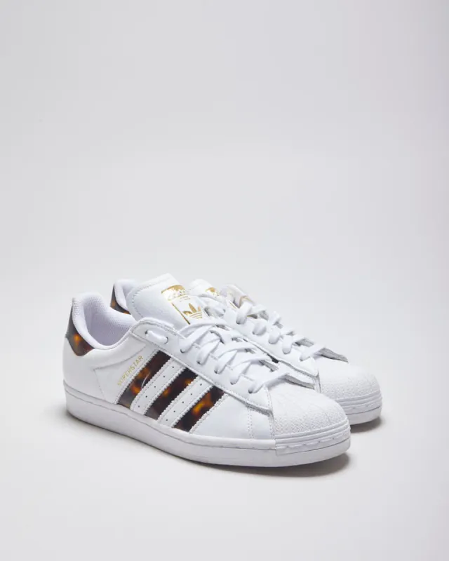 Adidas Superstar Shell Toe Tortoise Shell Trainers - UK 7.5 sold by Rokit