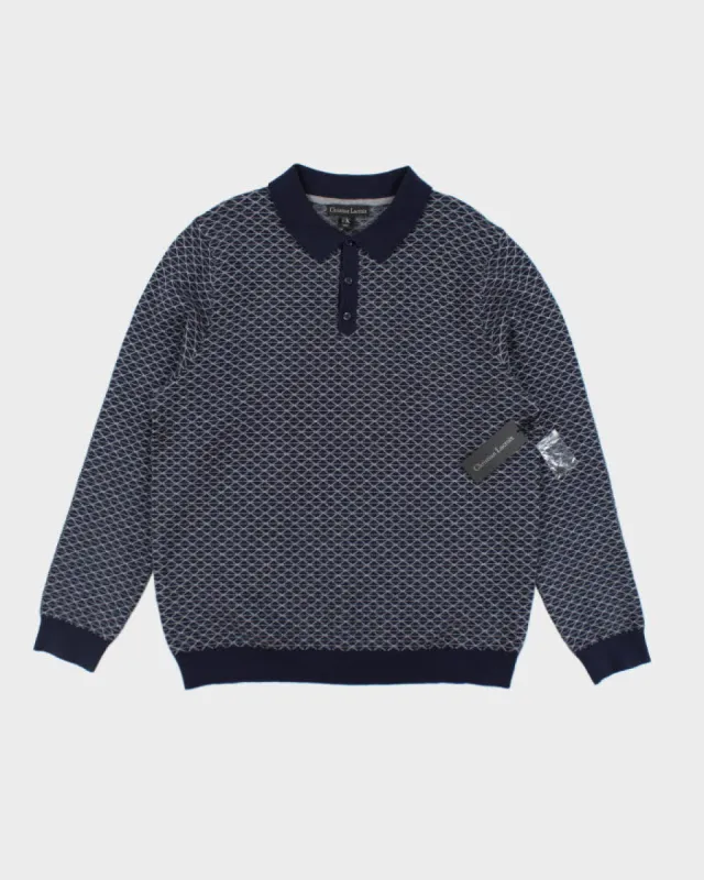 Vintage DSWT Christian Lacroix Knitted Polo Shirt - XL sold by Rokit