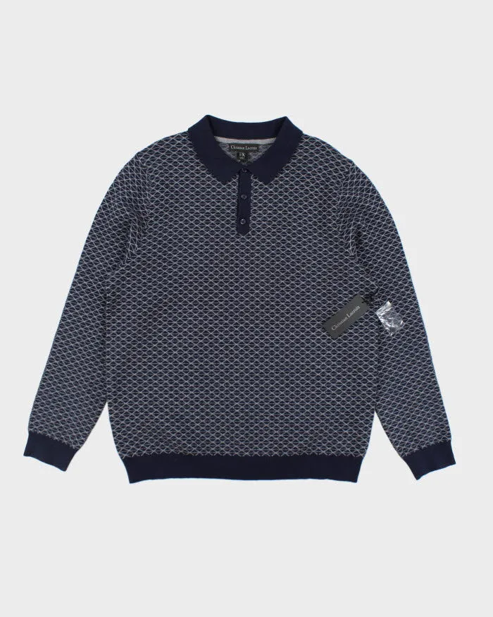 Vintage DSWT Christian Lacroix Knitted Polo Shirt - XL sold by Rokit