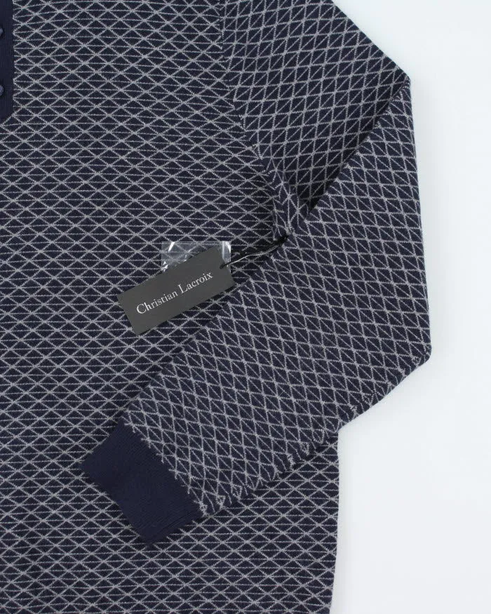 Vintage DSWT Christian Lacroix Knitted Polo Shirt - XL sold by Rokit product image thumbnail 4