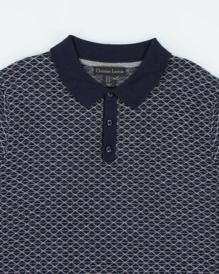 Vintage DSWT Christian Lacroix Knitted Polo Shirt - XL sold by Rokit product image thumbnail 3