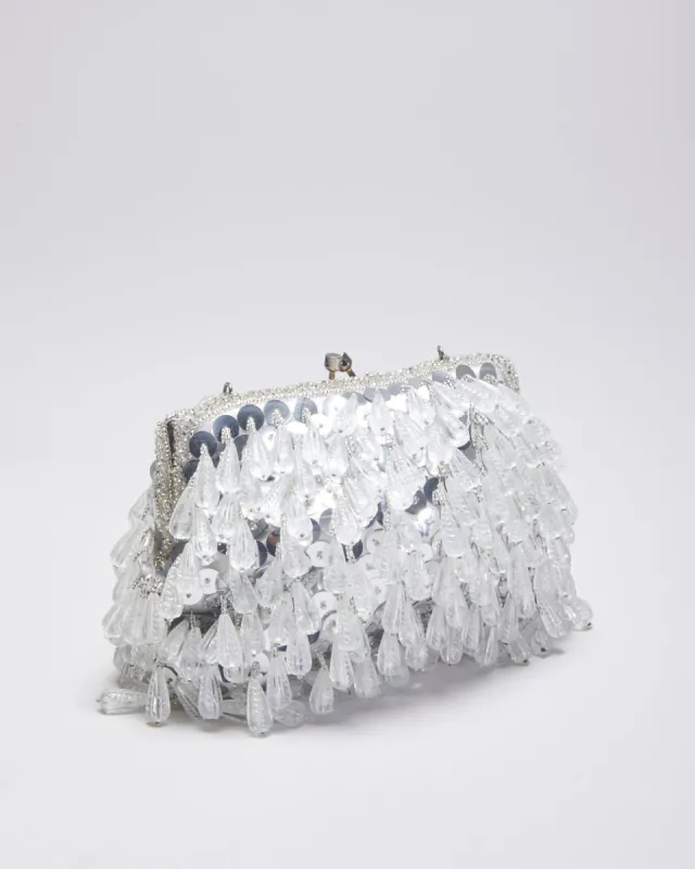 Y2k 00s Beaded Mini Handbag sold by Rokit