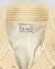 Vintage 70s Cream Knit Cardigan - L sold by Rokit