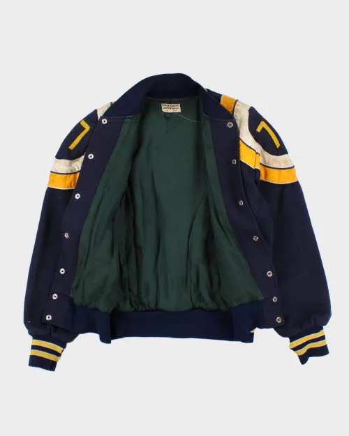 Vintage 80's Embroidered Varsity Football Jacket - L sold by Rokit product image thumbnail 5