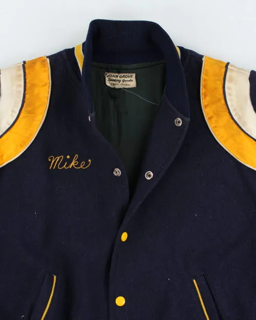 Vintage 80's Embroidered Varsity Football Jacket - L sold by Rokit product image thumbnail 3
