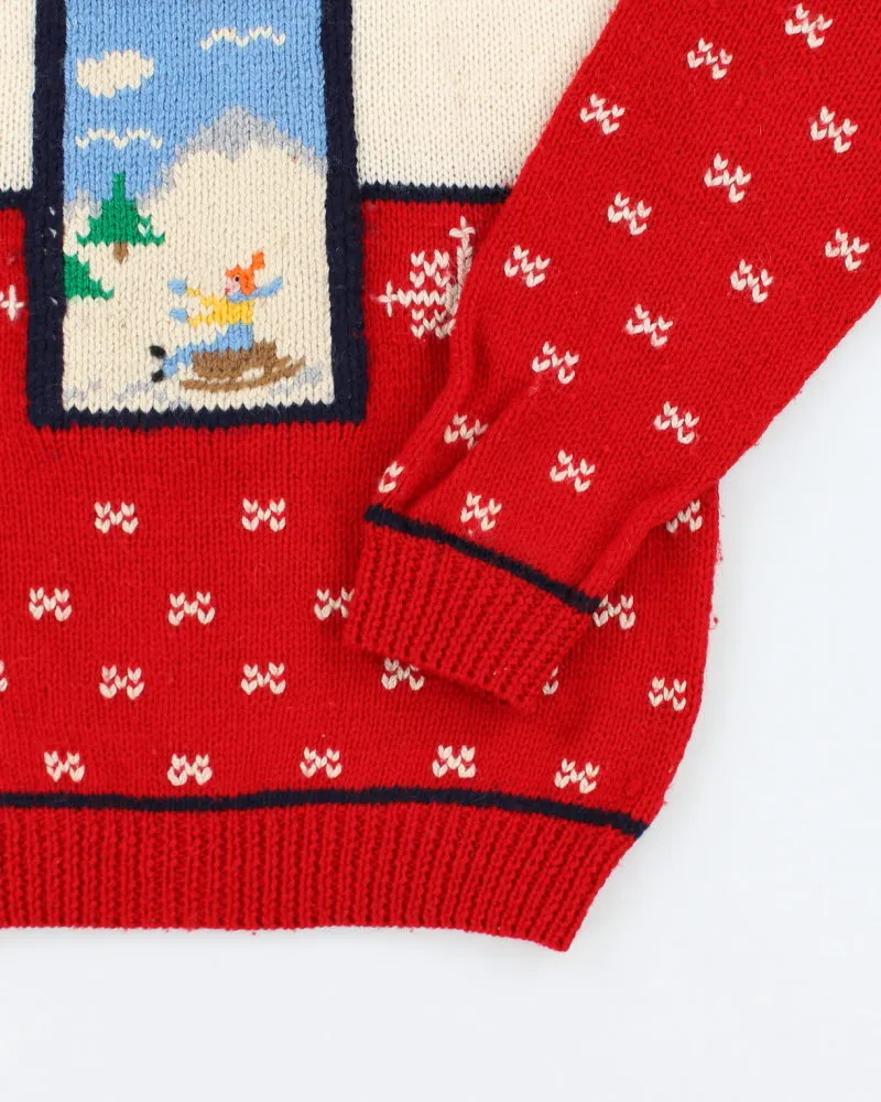 Vintage Braemae Wool Christmas Jumper - S sold by Rokit product image thumbnail 4