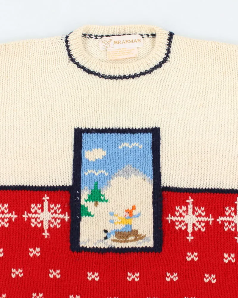 Vintage Braemae Wool Christmas Jumper - S sold by Rokit product image thumbnail 3