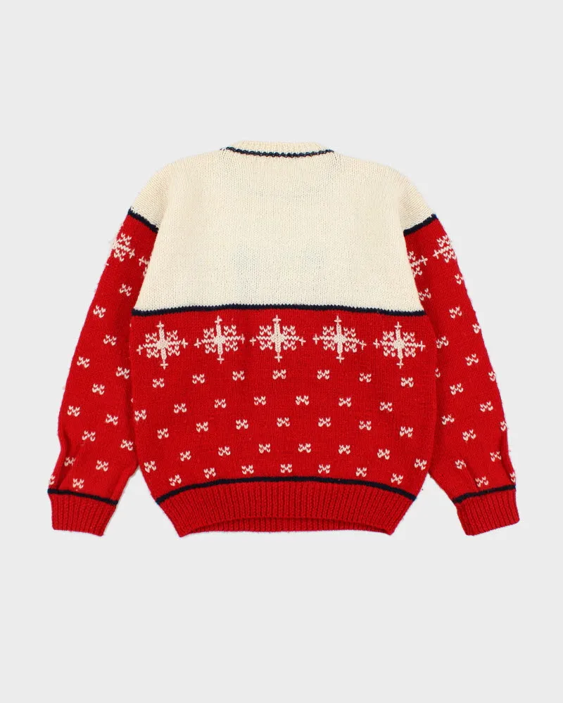 Vintage Braemae Wool Christmas Jumper - S sold by Rokit product image thumbnail 2