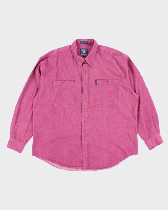 Vintage 90's Chaps Ralph Lauren Button Up Shirt - XL sold by Rokit