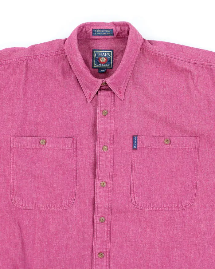 Vintage 90's Chaps Ralph Lauren Button Up Shirt - XL sold by Rokit product image thumbnail 3
